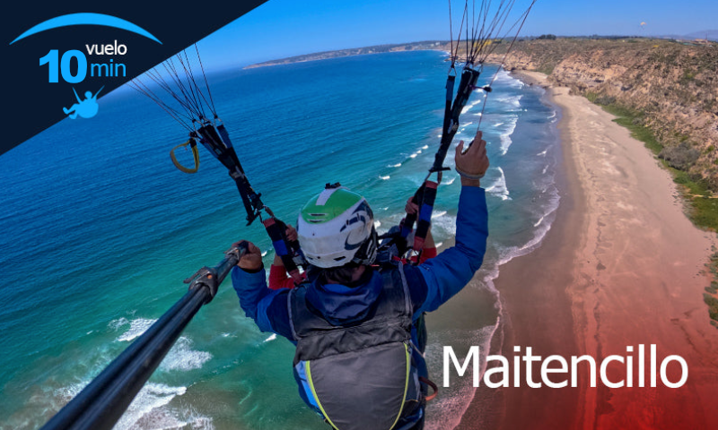 Vuelo Parapente Maitencillo 10 Min
