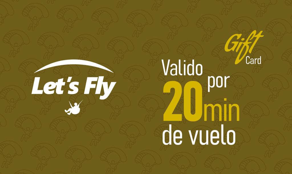 Tarjeta de Regalo Vuelo en Parapente
