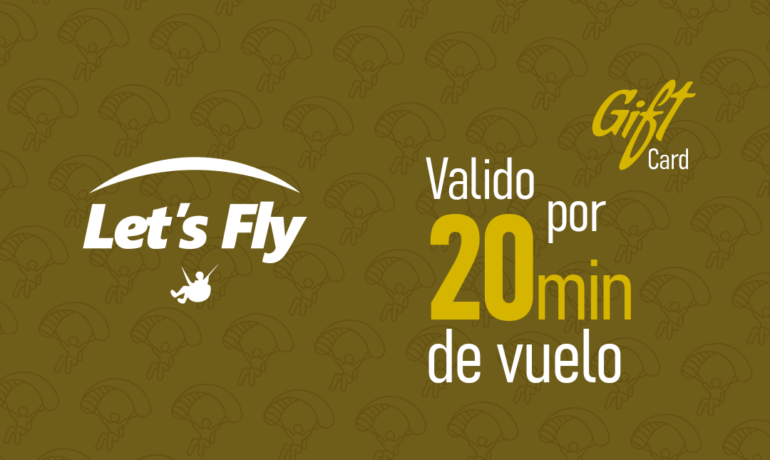 Tarjeta de Regalo Vuelo en Parapente